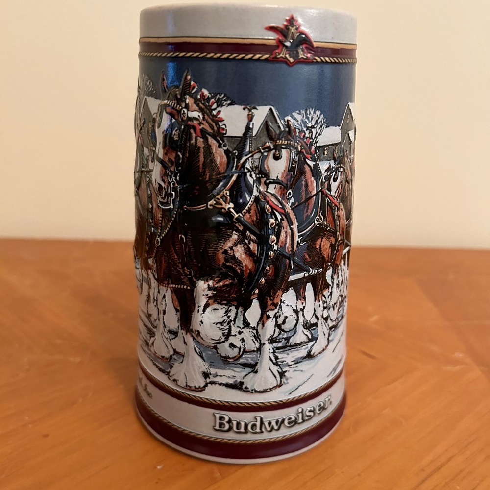 1989 Budweiser collector’s mug